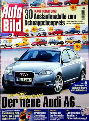 Auto bild 2003 alfa - bild,