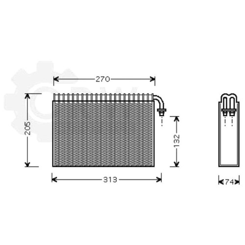 Verdampfer klimaanlage alfa - klimaanlage,